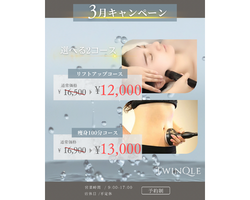 グレー ベージュ シンプル 美容院 キャンペーン メニュー  インスタグラム広告